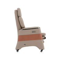 Chaise de bureau exécutive modulaire avec hauteur réglable, en cuir véritable, design moderne pour la maison et l'hôtel