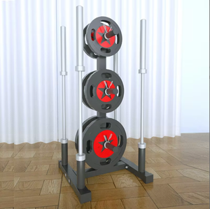 Panca Pesi <span class=keywords><strong>in</strong></span> Metallo Rinforzato con Telaio <span class=keywords><strong>in</strong></span> Ghisa e Porta Pesi a Foro Largo per Studio di Allenamento Personale e <span class=keywords><strong>Palestra</strong></span> Domestica - Product Image 1