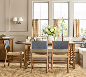 Sedia da Pranzo Classica Europea Contemporanea in Legno e Corda Intrecciata per Casa e <span class=keywords><strong>Cucina</strong></span> - Product Image 6