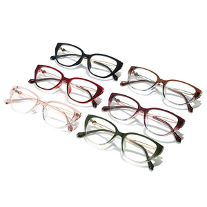 Cat Eye Eyeglasses <b>Frames</b> Full Rim Resin Lens Lightweight Women's Fashion Glasses For <b>Round</b> Face - Product Image 5
