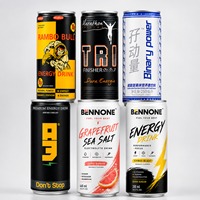 Boisson Énergisante Sans Alcool Gazeuse Café Fruité Faible en Gras Canette 330ml Goût Personnalisé Boisson Fonctionnelle Exportation Directe Usine Gratuite