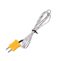 Sonde de température industrielle à thermocouple de type K 400, 1000 mm, précision 0,1, étanche IP65, fil nu, isolée en PTFE vert