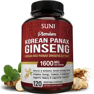OEM/ODM/OBM capsule di Ginseng Panax rosso coreano con estratto di tè verde di barbabietola Ashwagandha
