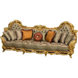 कोर्ट फर्नीचर शाही फर्नीचर लिविंग रूम सोफा क्लासिक कपड़े लक्जरी सोफे फर्नीचर प्राचीन सोफा - Product Image 6