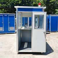 Caseta de Seguridad Portátil para Exteriores a Bajo Precio, Casa Pequeña Portátil, Caseta Temporal para Guardias, Kiosco, Caseta de Vigilancia