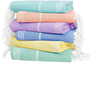 MSF Wholesale <b>Beach</b> Hammam <b>Towel</b> Turkish Cotton Lightweight Quick Dry Striped Fouta <b>Towel</b> for <b>Beach</b> Pool Spa <b>Travel</b> and Resort - Product Image 1