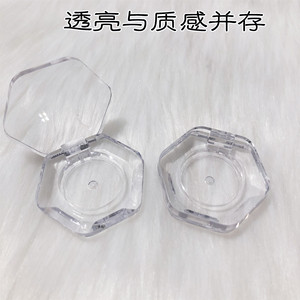 Transparent Cosmetic Palette 26mm Pressed Powder Sample <b>Box</b> With Cover For Makeup Organizers - Product Image 3