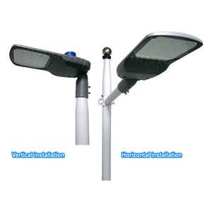 Ángulo <span class=keywords><strong>de</strong></span> haz <span class=keywords><strong>de</strong></span> 50W-200W, 155*80 grados, 60W, CE IP66, luz <span class=keywords><strong>de</strong></span> calle <span class=keywords><strong>de</strong></span> movimiento <span class=keywords><strong>de</strong></span> <span class=keywords><strong>aluminio</strong></span> fundido a presión para jardín, carretera, poste cuadrado, farola para exteriores - Product Image 2