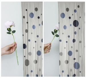 Nappa in poliestere porta finestra lunga stringa <span class=keywords><strong>tende</strong></span> tessuti bianco decorazioni di nozze divisore <span class=keywords><strong>per</strong></span> <span class=keywords><strong>cucina</strong></span> e soggiorno - Product Image 1