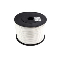 Tuyau de protection de câble en PVC blanc, tube de numérotation de ligne vide, tube de marquage de câble basse tension, tube de codage de fil flexible, fourni par l'usine