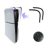 Housse de protection avec éponge ventilée pour console PS5 Slim, accessoires anti-poussière, filtres anti-poussière pour PS5 Slim Digital et Disc