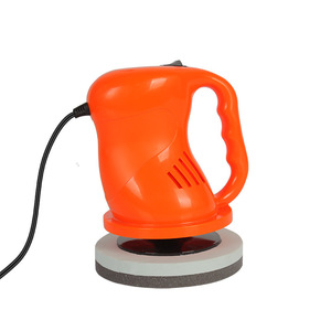 <b>Car</b> <b>Polishing</b> Machine 12V With Two Cotton Pads For Auto Detailing Cleaning And Waxing Orange And Black - Product Image 5