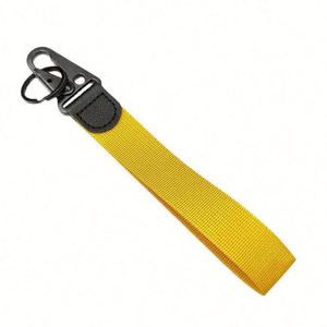 Llavero Corto Personalizado con Logotipo Bordado, Cordón para Muñeca de Motocicleta con Gancho de Águila para Mosquetones Promocionales - Product Image 1