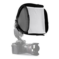 Puluz — boîte à lumière pliable 23x23Cm pour appareil Photo, accessoire pour Studio Photo, Flash, avec couverture réfléchissante, diffuseur souple