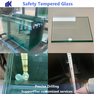 Panneaux de verre trempé transparents 6mm 8mm 10mm 12mm, ultra-clairs à faible teneur en fer pour fenêtres de bâtiment, balustrades, balcons, cloisons de <span class=keywords><strong>douche</strong></span> - Product Image 1