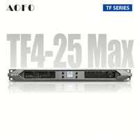 Amplificateur de puissance en métal de classe D 4 canaux AOFO TF4-25Max (2500W 4/8 Impédance) avec audio haute résolution pour les performances live et les clubs