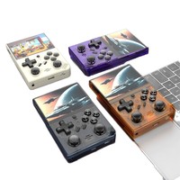 Console de jeu rétro miniature R35 Plus, écran HD de 3,5 pouces, Wi-Fi, système Linux RK3326, lecteur de jeu portable, 10 000 jeux