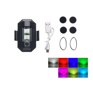 7 couleurs bouton de commutation sans fil usb rechargeable IP67 led voyant d'avertissement <span class=keywords><strong>clignotant</strong></span> pour motos - Product Image 2