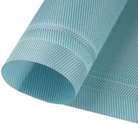 Napperon en PVC vinyle résistant à la chaleur tissé personnalisé de luxe Style classique pour Table à manger emballé dans un carton