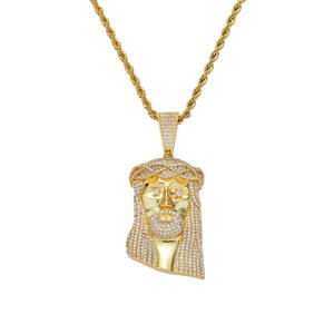 Кулон-подвеска в стиле хип-хоп с жемчугом и бриллиантами, модный тренд, американский рэп - Product Image 5