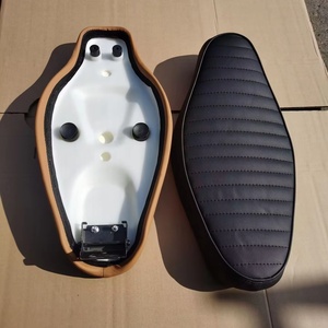 <span class=keywords><strong>Selle</strong></span> de moto en cuir style Cafe Racer 54CM pour Super Cub C50 C70 C90 YAMI JH110-70, accessoires et pièces détachées pour cyclomoteur et scooter - Product Image 1