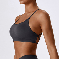 Soutien-gorge de sport yoga sans couture haut de course serré soutien-gorge de sport dos nu beau dos respirant sous-vêtements pour femmes vêtements pour femmes