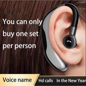 V8 Single Ear Headset 5.0 Environmental Noise Cancellation In Ear Business Sports Use - Product Image 2