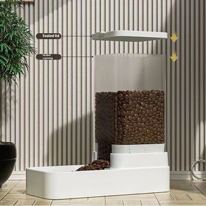 ठोस पैटर्न स्वचालित पालतू फीडर और पानी डिस्पेंसर प्लास्टिक बिल्ली और कुत्ते कटोरे की आपूर्ति - Product Image 4