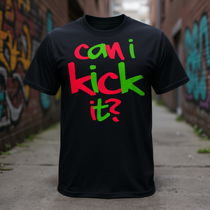 Can I Kick It T-shirt fantaisie Hip Hop Funky Urban Graffiti - Product Image 3