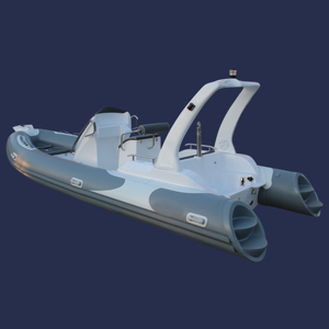 Goboat 5.8M 19Ft RIB580B Bateau semi-<span class=keywords><strong>rigide</strong></span> gonflable de luxe en Hypalon, stable, <span class=keywords><strong>pour</strong></span> la pêche, les sports nautiques et les loisirs, remorque incluse - Product Image 4