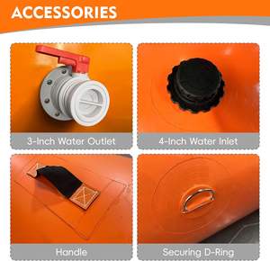 Barrera Inflable Impermeable <span class=keywords><strong>de</strong></span> PVC Duradera <span class=keywords><strong>de</strong></span> 1x10m para Control <span class=keywords><strong>de</strong></span> Inundaciones con Lona <span class=keywords><strong>de</strong></span> Tela <span class=keywords><strong>de</strong></span> 1100D, Venta al Por Mayor - Product Image 6