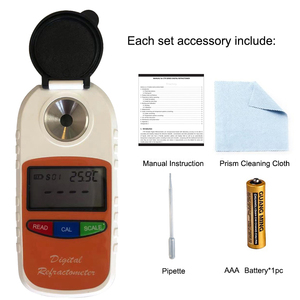 Réfractomètre numérique portable Salinomètre d'eau de mer Aquarium ATC réfractomètre pour mesurer la salinité avec plage de 0 à 28.0% - Product Image 2