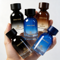 Flacon de parfum universel multi-appareils 30ml 50ml 100ml noir mat avec boîte, flacon pulvérisateur en verre vide pour couvercle personnalisé et livraison rapide