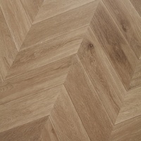 Nouveau revêtement de sol en pierre de cristal à verrouillage en matériau innovant, sol en pierre plastique SPC en chevron, 4,5 mm, résistant à la fumée, convivial