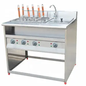 Commercial Kitchen Equipment Manufacturers Electric Pasta Boiler Machine with Bain Marie