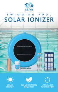 Ionizador Solar para Piscinas, Ionizador de Cobre y Plata, Tratamiento de Agua para Piscinas, Ecológico, Sin Químicos, para Piscinas Elevadas, Certificado CE - Product Image 6