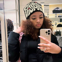 Bonnet d'hiver chaud style streetwear, vente en gros OEM, 100% acrylique, logo personnalisé, design lettres, Y2K, tricot jacquard, strass