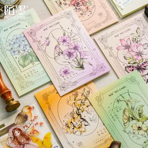 20 pz/pacco di adesivo botanico incompiuto serie disegno manuale fai da te <span class=keywords><strong>collage</strong></span> decorativo materiale base - Product Image 2