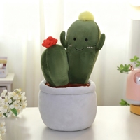 Peluche succulente en pot pour machine à griffes, cadeau de fête pour enfants, décoration de bureau et de maison