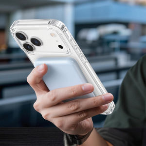 Clear Scratch-Resistant 2-in-1 Phone Case for iPhone 17 Series Factory Direct Shockproof Magnetic Cover Bulk Supply - Product Image 5