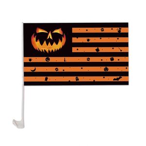 Halloween 12x18 Car <b>Flag</b> with Digital Printing Polyester Pole Display Accessory for Car Windows - Product Image 1