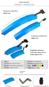 Garde-boue pour VTT, garde-boue de vélo, ailes de protection contre la boue pour vélo, accessoires de vélo, pièces de vélo - Product Image 4