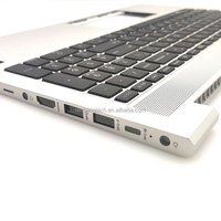 Untuk HP Probook 450 455 G8 Silver M21742-001 Suku Cadang Komputer Casing Atas Palmrest dengan Keyboard Backlit