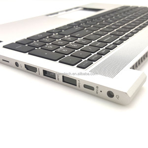 Pour HP Probook 450 455 G8 Argent M21742-001 Pièces d'ordinateur Boîtier supérieur Repose-poignets avec clavier rétroéclairé - Product Image 4
