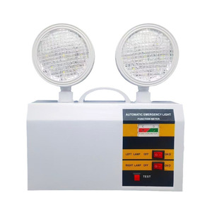 LED <b>Emergency</b> <b>Light</b> 2 X 8W Dual Head AC 85-265V White <b>Light</b> Plastic Body 3 Hour Backup With Self Diagnostics - Product Image 4