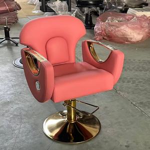 Nuevo Diseño de Silla de Barbería Hidráulica Reclinable Negra para Peluquería, Muebles Vintage para Salón de Belleza - Product Image 2