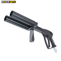 Pistola de CO2 de 2 barriles MOKA SFX MK-C16, pistola de CO2 para fiestas, discotecas y clubes nocturnos