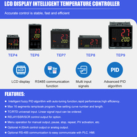 Controlador de Temperatura Industrial TC RTD con Múltiples Señales de Entrada, Programa Inteligente PID y Segmentación