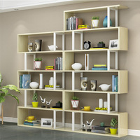 Kainice Armoire de rangement personnalisée au design minimaliste, étagères murales, bibliothèque, meubles de maison pour salon et appartement