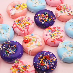 Bombas de Baño de Lujo para Niños con Forma de Donut, Juguetes Sorpresa de Navidad, Aceite Esencial de Rosas, Manteca de Karité, Fórmula Hidratante y Relajante, Spa en Casa - Product Image 6